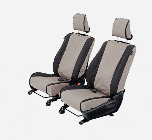 MSA 4X4 D-MAX SX/LS SINGLE CAB FRONT SEAT COVERS- 21006