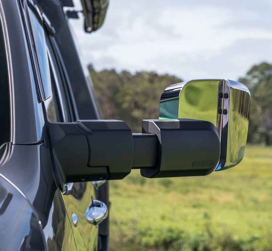 MSA 4X4 POWER FOLD TOWING MIRRORS TM1251 FOR MITSUBISHI PAJERO SPORT, 2015-2024
