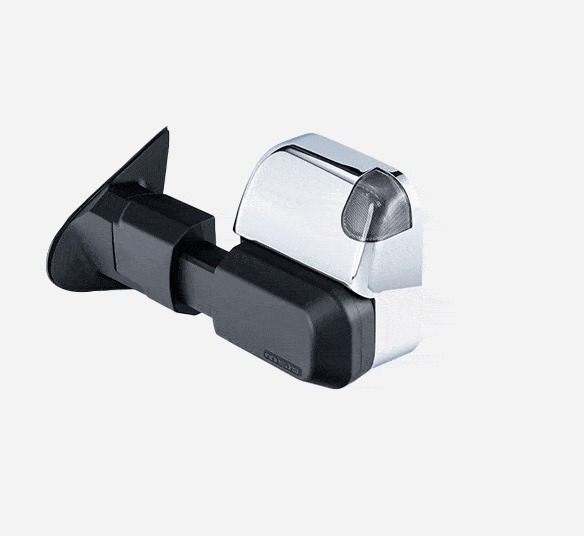 MSA 4X4 TOWING MIRROR TOYOTA HILUX GEN 7, 2005 - 2015, CHROME, ELECTRIC-TM2703