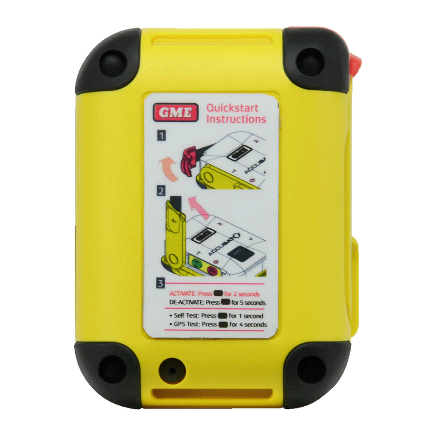 GME 406MHz GPS Personal Locator Beacon - Australia