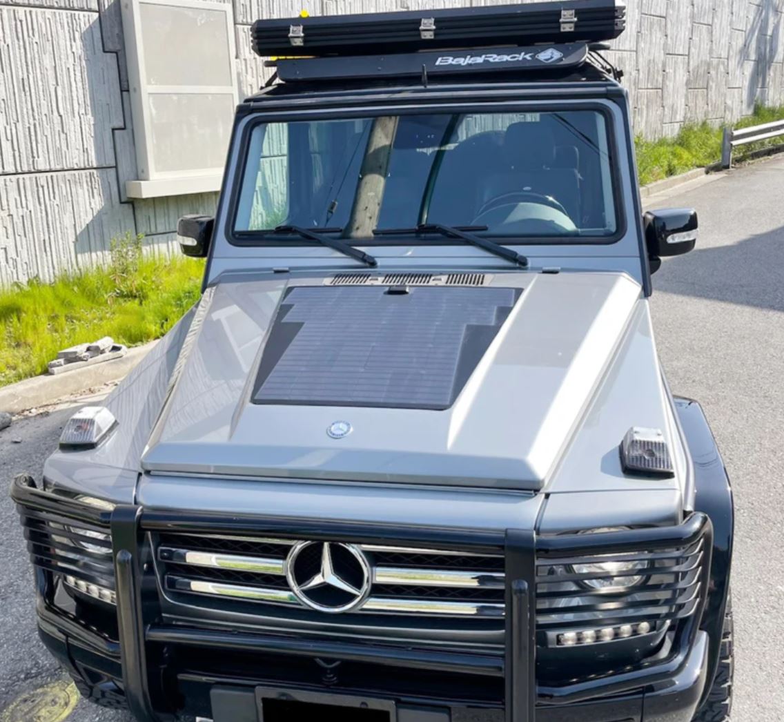 VSS Bonnet Solar Panel - Mercedes G-Wagen W463-W460 - 85-Watt
