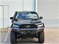FATZ FABRICATION N80 HILUX RH SHORT ENTRY SNORKEL. POLISHED FINISH. SUIT 4
