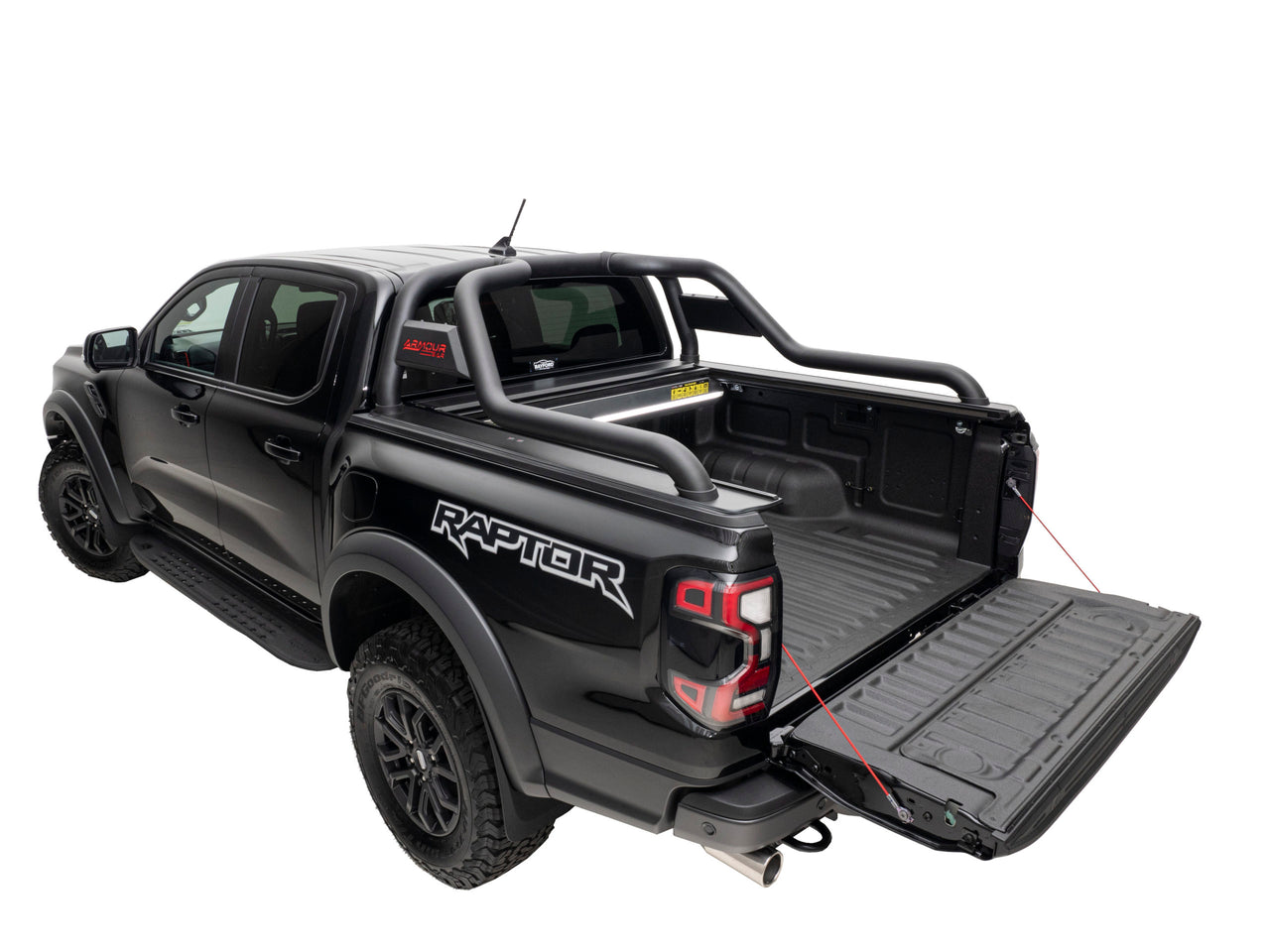 HSP ROLL R COVER SERIES 3.5 DUAL CAB SUITS ARMOUR BAR SPORTSBAR NEXTGEN FORD RANGER/RAPTOR -NGR4RS3.5-AB