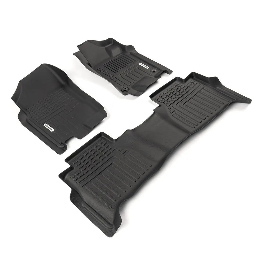 TJM DEEP DISH CAR MATS FOR NISSAN NAVARA DUAL CAB (D23) 2021+ NSN001-3D