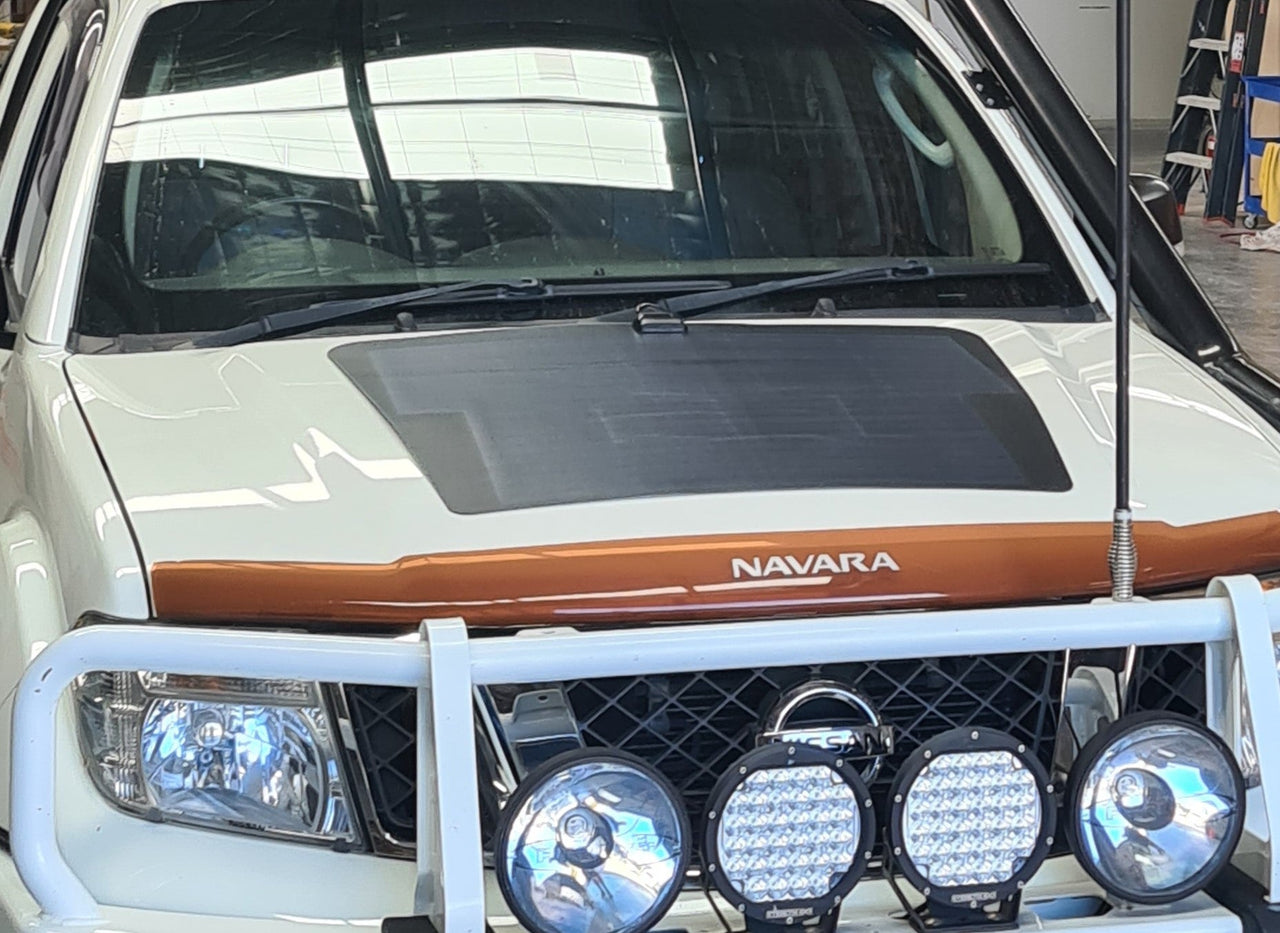 VSS Bonnet Solar Panel - Nissan Navara D40 (2004 – 2015) 90-Watt