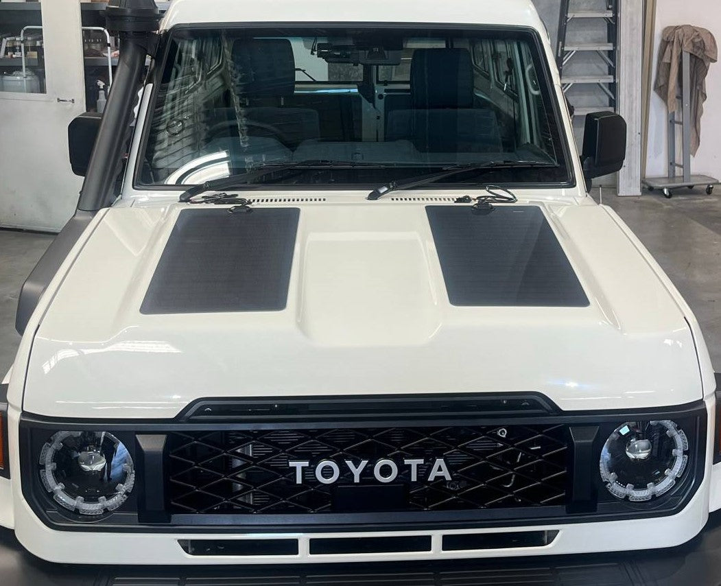 VSS Bonnet Solar Panel - Toyota Landcruiser 79 Series GDJ 2.8 (2024-Current) - 70-Watts