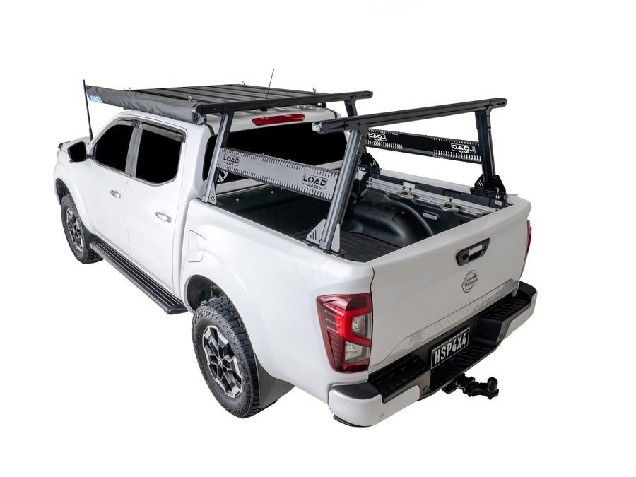 HSP Load Rack Ladder Rack suits Nissan Navara 2021+
Fits Dual Cab Tub - Full set (Front & Rear Legs + Joiner Bar) -LR-T-S