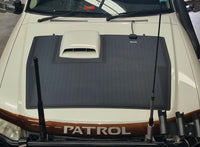 VSS Bonnet Solar Panel - Nissan Patrol GU with scoop (2005-2016) 125-Watt
