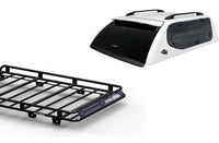 Wedgetail Oval Steel Flexiglass Flexisport Dual Cab Canopy Roof Rack OV14FLEXI