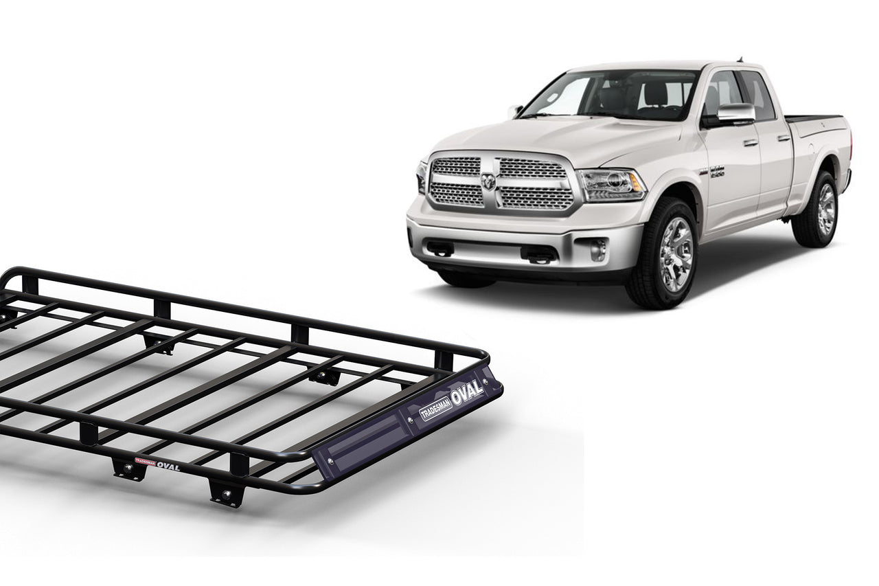 Wedgetail Ram 1500/2500 Gen4/5 2009 - Current Quad Cab Oval Steel Roof Rack OVDR25