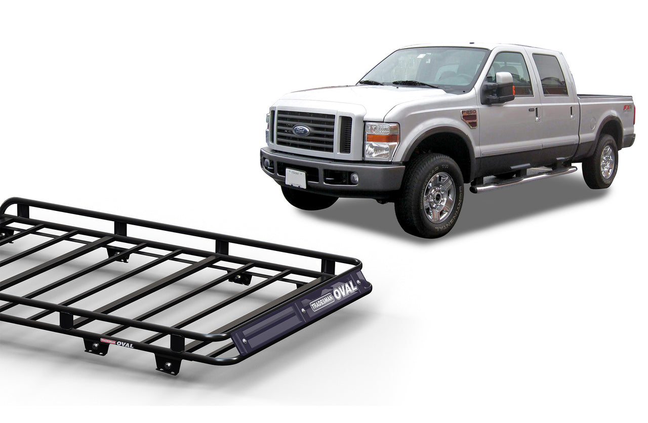Wedgetail Ford F-Series 250/350/450 GEN 11 2001 - 2008 Space cab Oval Steel Roof Rack OVF250X
