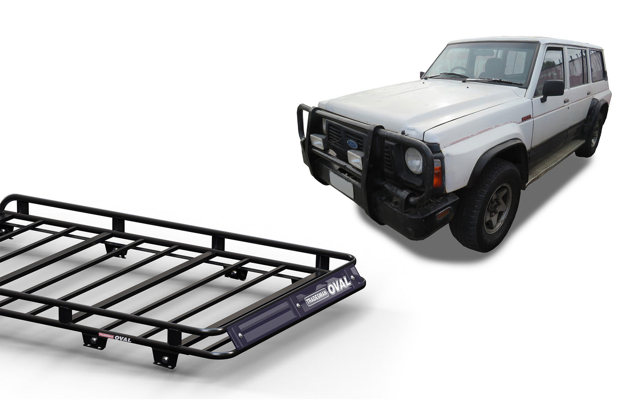 Wedgetail Ford Maverick GQ 03/88 - 1994 SWB Oval Steel Roof Rack OVFMS