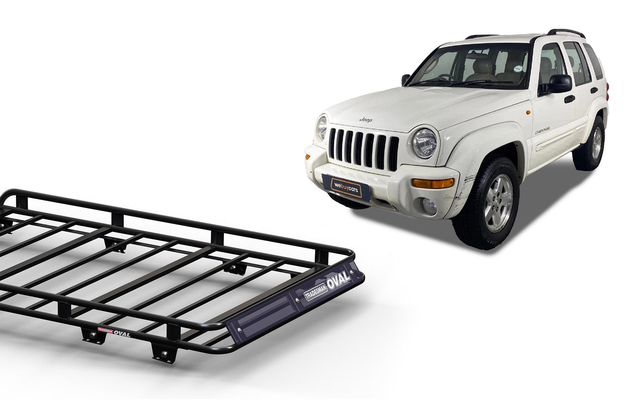 Wedgetail Jeep Cherokee KJ 09/01 - 02/08 Wagon Oval Steel Roof Rack OVJCKJ