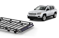 Wedgetail Jeep Compass MK 03/07 - 2010 Wagon Oval Steel Roof Rack OVJCMP
