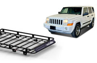 Wedgetail Jeep Commander XH 05/06 - 03/10 Wagon Oval Steel Roof Rack OVJCOM