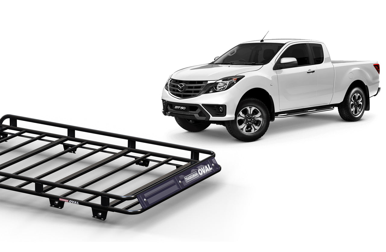 Wedgetail Mazda BT-50 UP 2011 - 05/20 Extra Cab Oval Steel Roof Rack OVMBT50-13EX