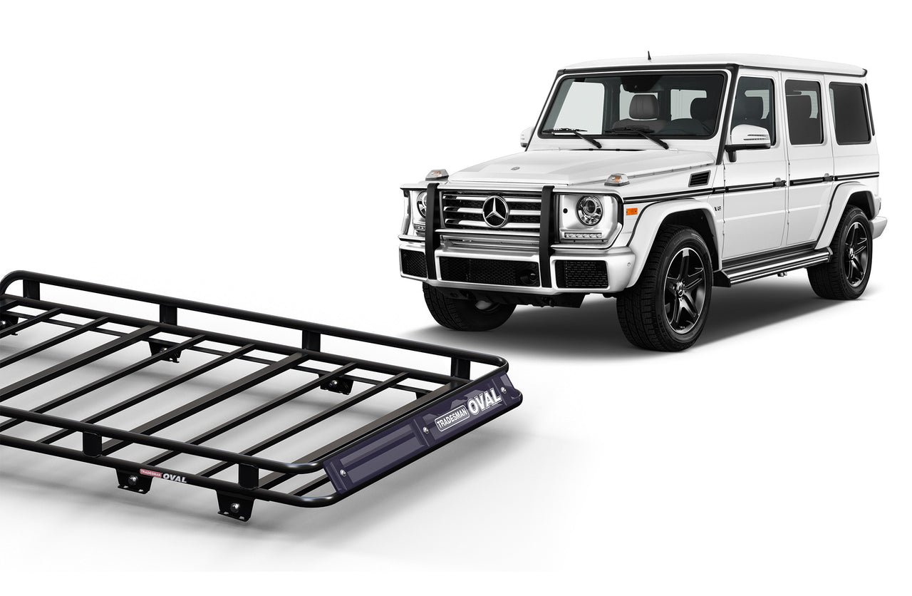 Wedgetail Mercedes Benz G Wagon N/A 1979 - Current Wagon Oval Steel Roof Rack OVMGW