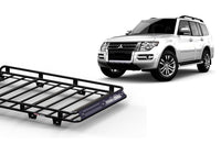 Wedgetail Mitsubishi Pajero NS-NT 2006 - Current LWB Oval Steel Roof Rack OVMPNM-T
