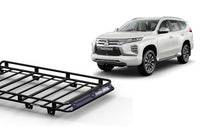 Wedgetail Mitsubishi Pajero Sport KR-QF 2015 - Current Wagon Oval Steel Roof Rack OVMPS