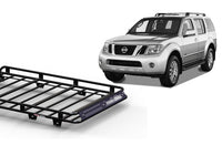 Wedgetail Nissan Pathfinder R51 2005 - 2012 Wagon Oval Steel Roof Rack OVNP05