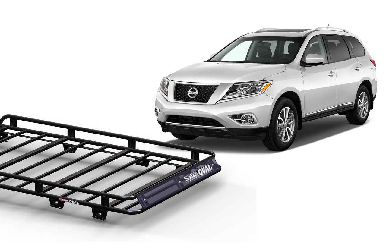 Wedgetail Nissan Pathfinder R52 2013 - 2022 Wagon Oval Steel Roof Rack OVNPR52