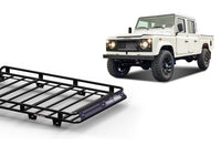 Wedgetail Land Rover Defender 130 Gen 1 11/84 - 2016 Dual Cab Oval Steel Roof Rack OVRD130