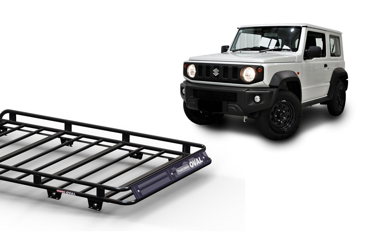 Wedgetail Suzuki Jimny JB74 2019 - Current Wagon 3 Door Oval Steel Roof Rack OVSJIM19