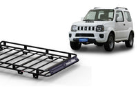 Wedgetail Suzuki Jimny SN413 2000 - 2019 Wagon Oval Steel Roof Rack OVSJIM