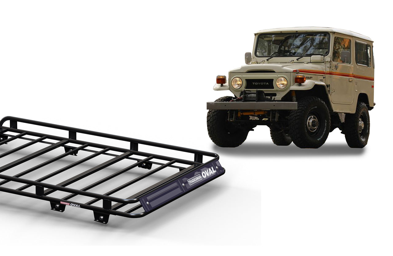 Wedgetail Toyota Landcruiser 40 40 1960 - 1984 SWB Oval Steel Roof Rack OVT40S