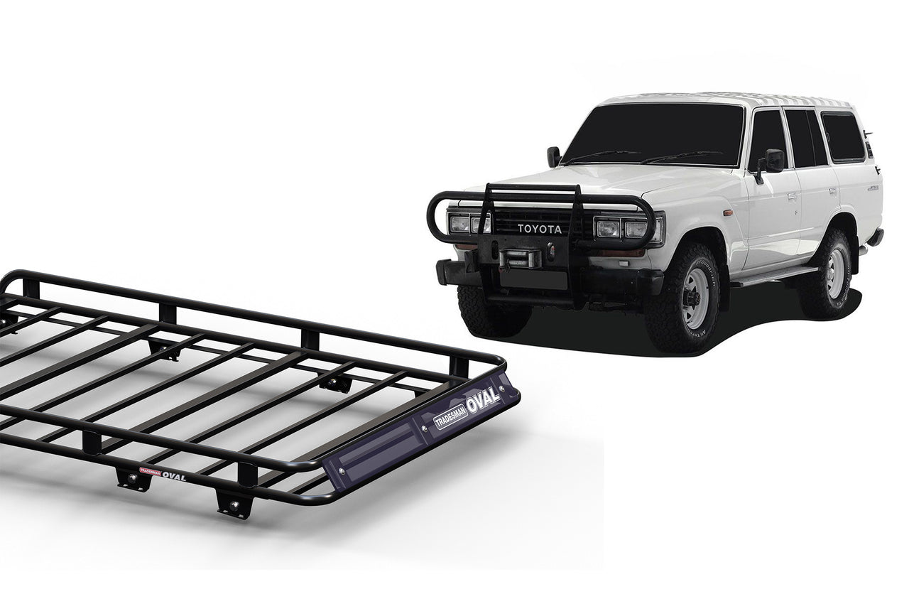 Wedgetail Toyota Landcruiser 60 60 1983 - 1990 Wagon Oval Steel Roof Rack OVT60