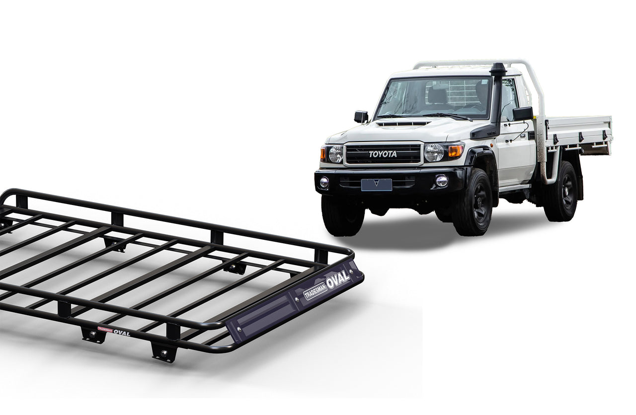 Wedgetail Toyota Landcruiser 79 79 1999 - Current Cab Chassis Oval Steel Roof Rack OVT79CAB