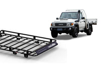 Wedgetail Toyota Landcruiser 79 79 1999 - Current Cab Chassis Oval Steel Roof Rack OVT79CAB