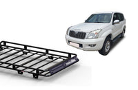 Wedgetail Toyota Prado 120 03/03 - 11/09 LWB Oval Steel Roof Rack OVTP120