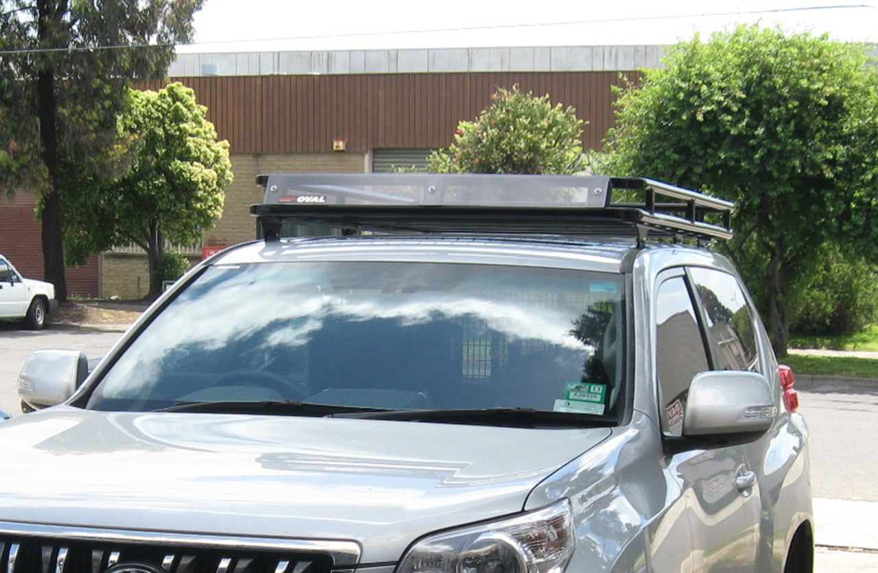 Wedgetail Toyota Prado 150 12/09 - 06/24 SWB Oval Steel Roof Rack OVTP150S