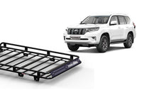 Wedgetail Toyota Prado 150 12/09 - 06/24 LWB Oval Steel Roof Rack OVTP150
