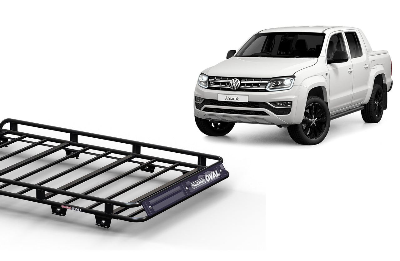 Wedgetail Volkswagen Amarok N/A 2011 - 2023 Dual Cab Oval Steel Roof Rack OVVA