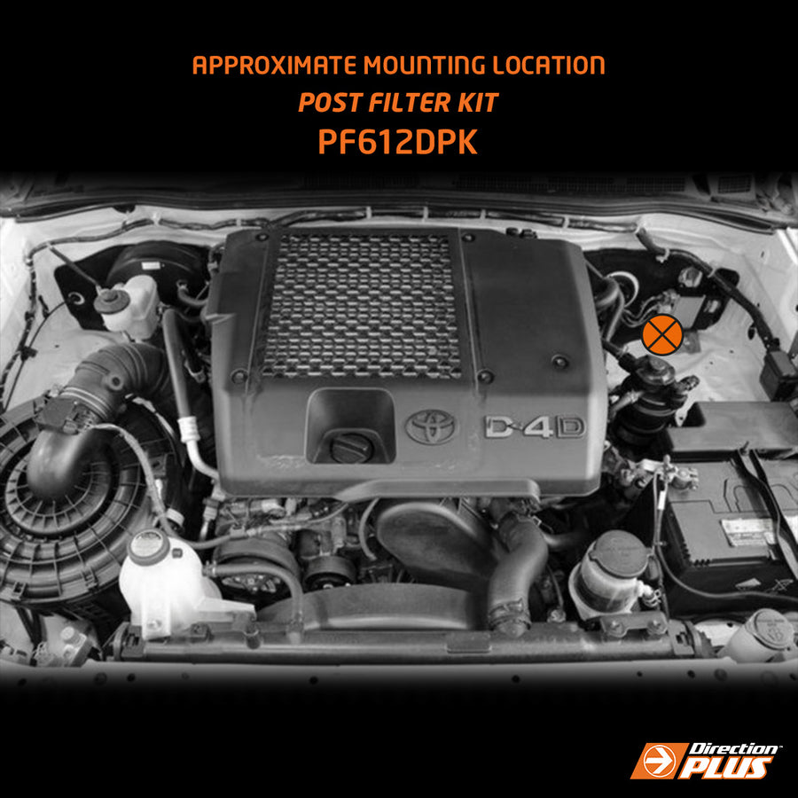 Direction-Plus  Fuel Manager Post-Filter Kit TOYOTA HILUX (PF612DPK)