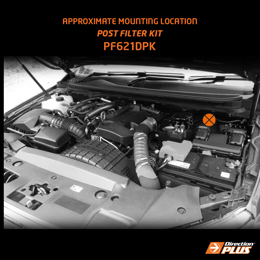 DIRECTION-PLUS FUEL MANAGER POST-FILTER KIT EVEREST / FORD RANGER / BT-50 (PF621DPK)
