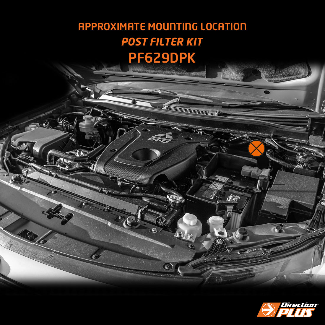 DIRECTION-PLUS Fuel Manager Post-Filter Kit Pajero Sport / Mitsubishi Triton () - PF629DPK