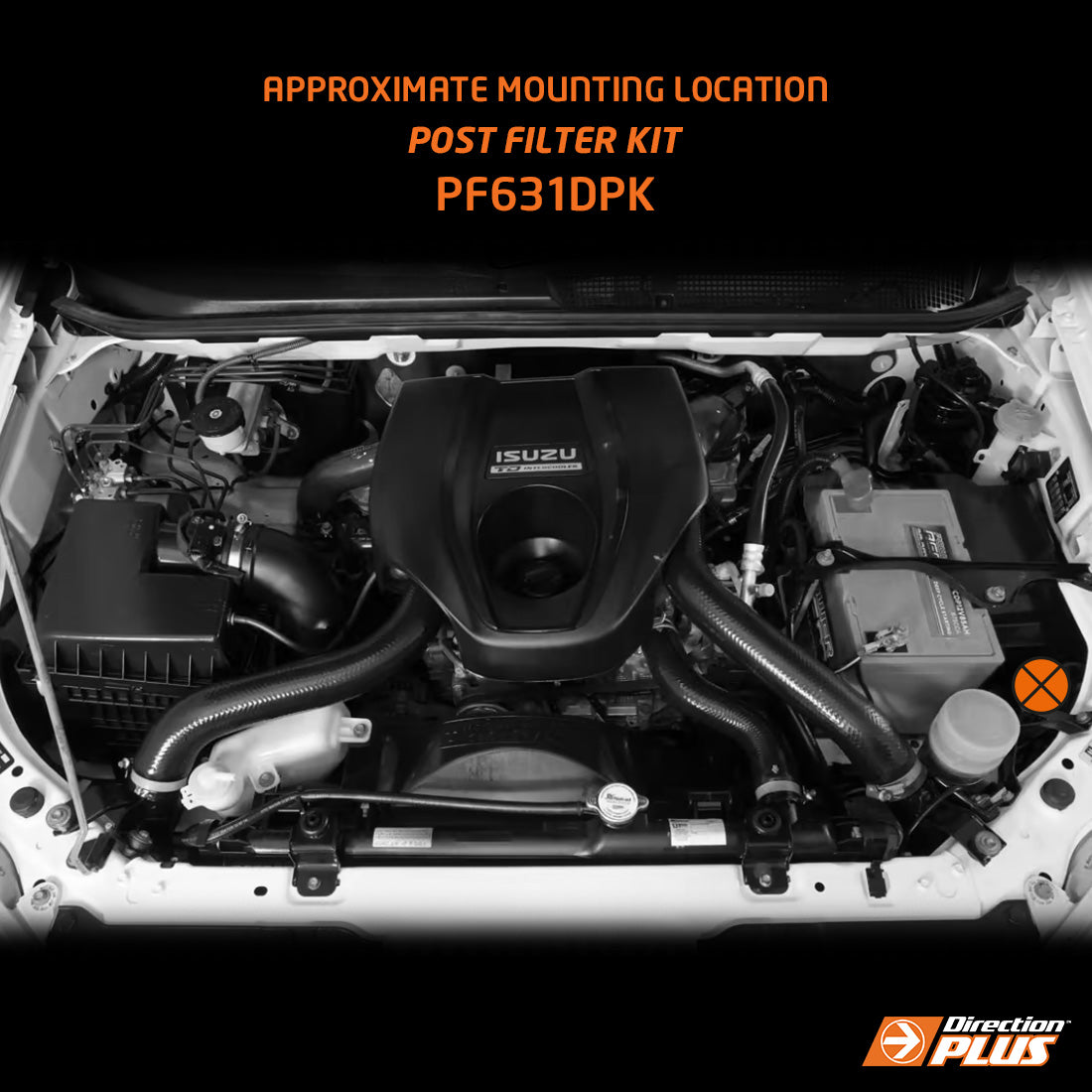DIRECTION-PLUS FUEL MANAGER POST-FILTER KIT ISUZU D-MAX / MU-X (PF631DPK)