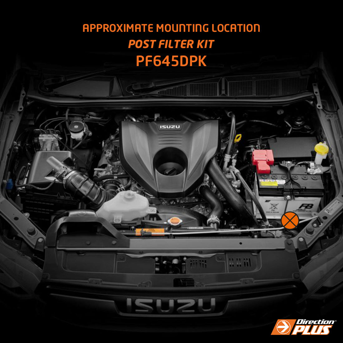 DIRECTION-PLUS FUEL MANAGER POST-FILTER KIT D-MAX / MU-X / BT-50 (PF645DPK)