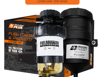 Direction-Plus  Fuel Manager Post-Filter + Catch Can Kit Land Cruiser 200 series (PFPV614DPC)