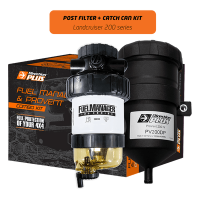 Direction-Plus  Fuel Manager Post-Filter + Catch Can Kit Land Cruiser 200 series (PFPV614DPC)