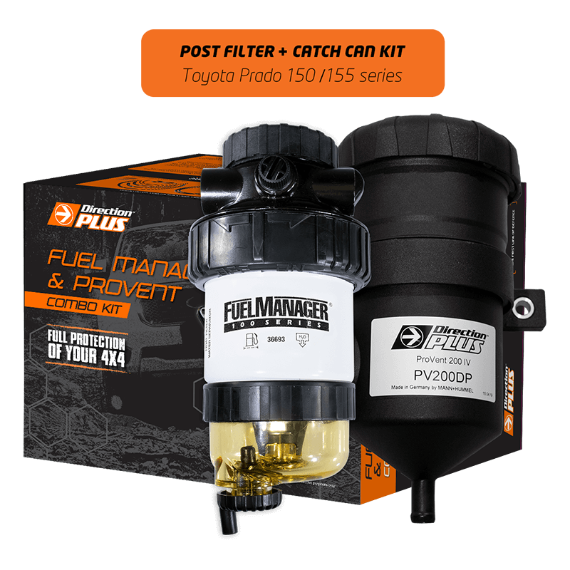 Direction-Plus  Fuel Manager Post-Filter + Catch Can Kit Prado 150 / 155 series (PFPV620DPC)