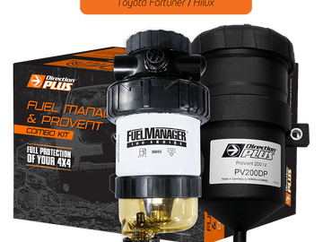 Direction-Plus  Fuel Manager Post-Filter + Catch Can Kit Hilux and Fortuner 2.8L (PFPV628DPC)