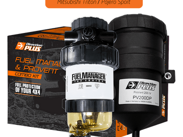 Direction-Plus  Fuel Manager Post-Filter + Catch Can Kit Triton and Pajero Sport 2.4L (PFPV629DPC)