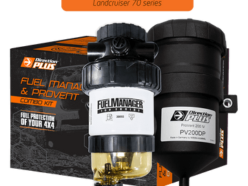 Direction-Plus  Fuel Manager Post-Filter + Catch Can Kit LAND CRUISER 70 (PFPV642DPK)