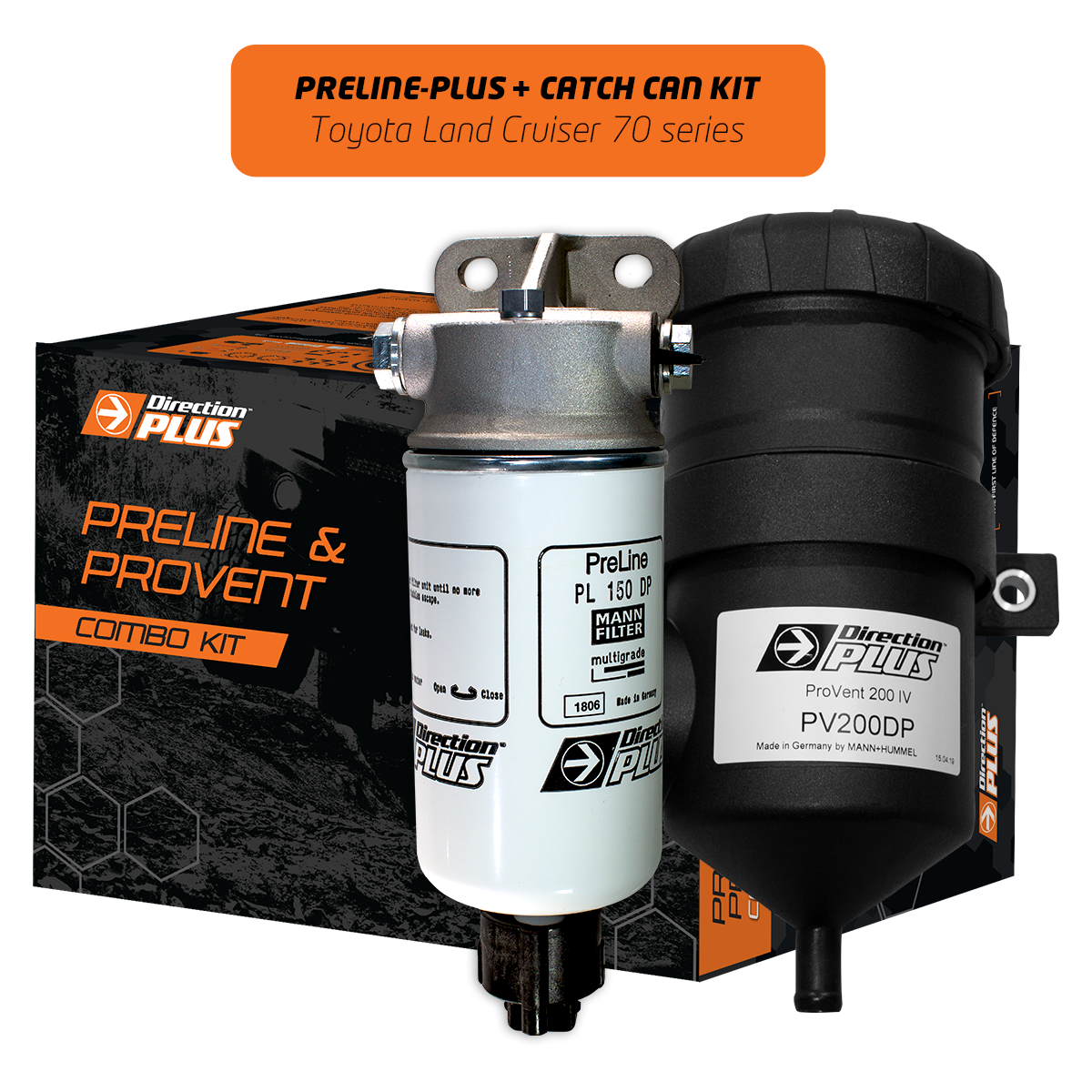 Direction-Plus  PreLine-Plus + ProVent Dual Kit LAND CRUISER 70 (PLPV648DPK)
