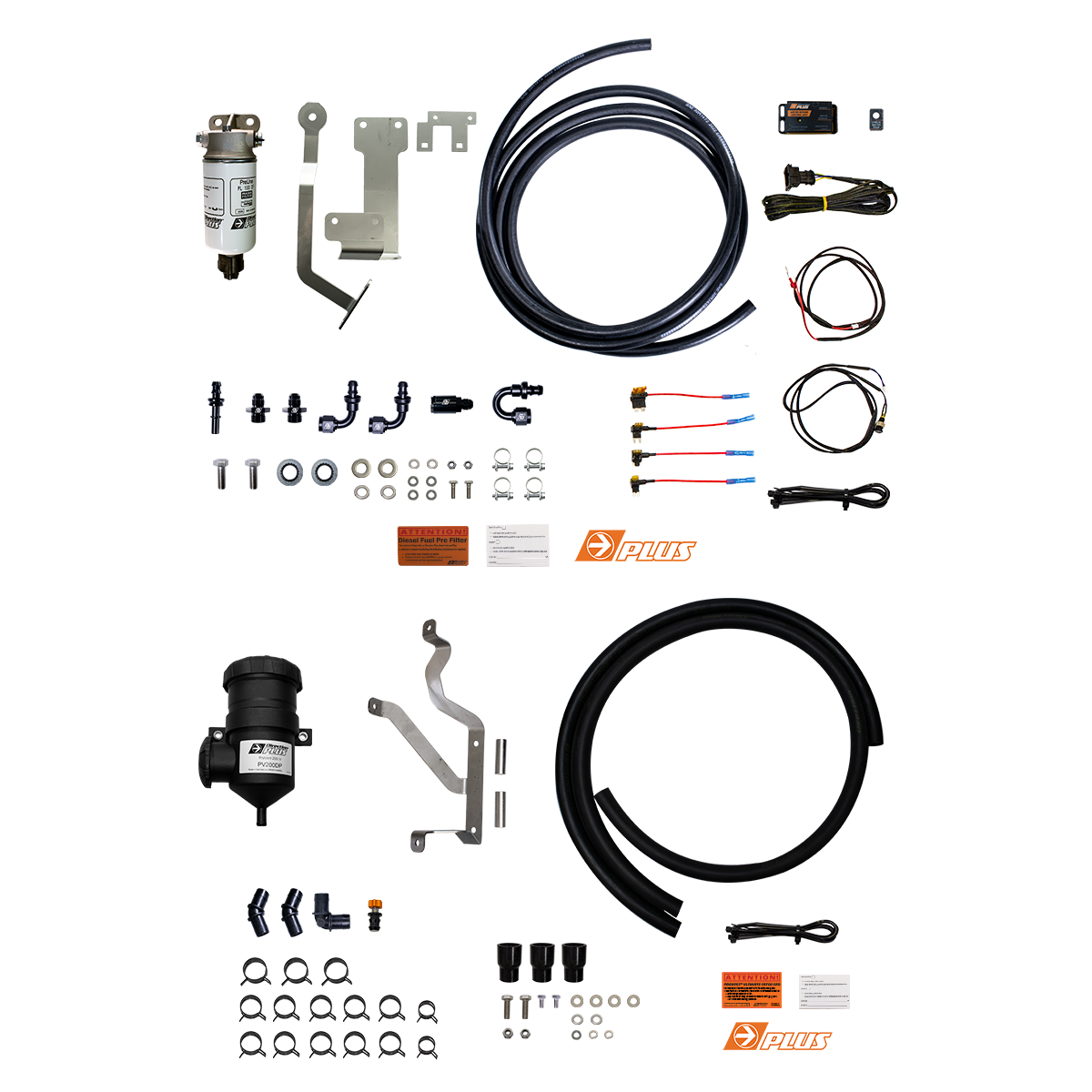 DIRECTION-PLUS PRELINE-PLUS + CATCH CAN KIT NEXT-GEN FORD RANGER / EVEREST / AMAROK 2L 4CYL (PLPV672DPC)