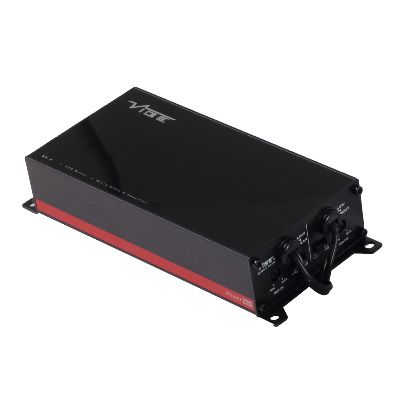 POWERBOX Vibe Micro Amplifier 4 X Channel - With Intergrated 8Ch Dsp (4 X 65 Watts Rms)-POWERBOX65.4-8MDS